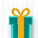 Icon representing delivery and satisfaction