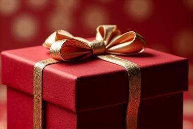 Beautifully packaged holiday gift box